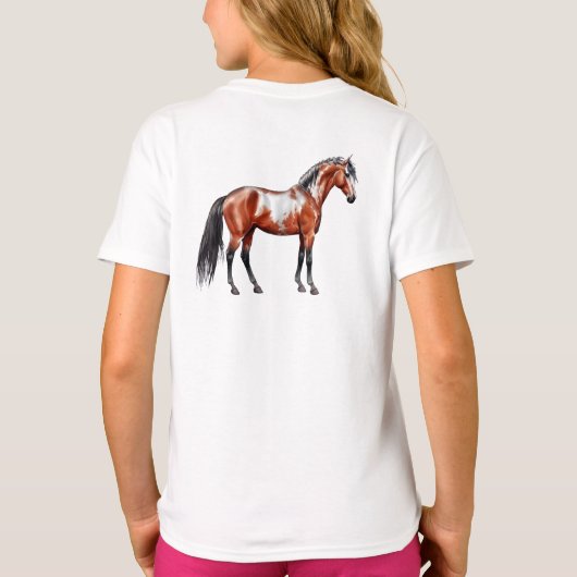 Rain Spirit - Pferd, stehend - Poster,  Tシャツ (裏面)