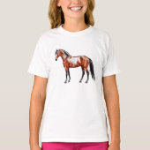 Rain Spirit - Pferd, stehend - Poster,  Tシャツ (正面)