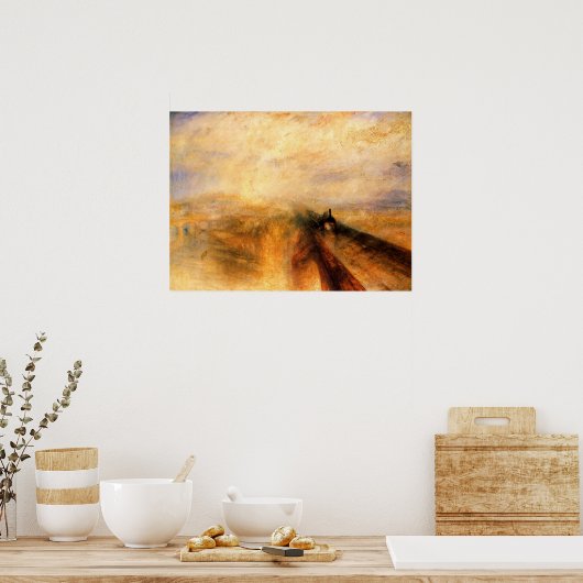 Rain, Steam and Speed – The Great Western Railway ポスター (キッチン)