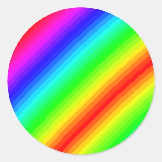 Rainbowカスタマイズ ラウンドシール (正面)