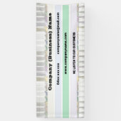 Rainbowカスタム Companyのロゴ付きバナー 横断幕 (縦)