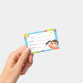 Rainbowカラフル Student Nameタグバッジ バッジ (手持ち)