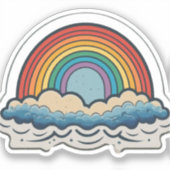 Rainbowスタンプがポジティブさと多様性を広げる シール (正面)