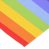 RAINBOWストライプ Pattern +アイディア ショートテーブルランナー (コーナー)