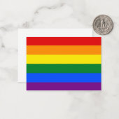 RAINBOWノートカードカスタマイズト ノートカード (正面/裏面インサイチュ)