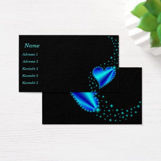 Rainbowハート（Stars名刺） (デスク)