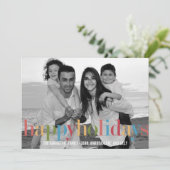 RAINBOWホリデーフォトカード シーズンカード (スタンド正面)