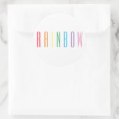 RAINBOWラージラウンドシール ラウンドシール (バッグ)