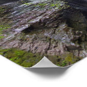 Rainbow滝&カスケード、Watkins Glen、ニューヨーク ポスター (角)