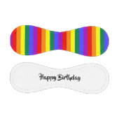 #rainbow誕生日野球by dalDesignNZ 野球ボール (パネル)