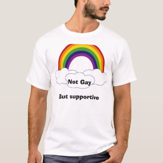 Rainbow2、支えるないGayBut Tシャツ