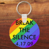 rainbow2, BREAKTHESELINESS, 4.17.09#レインボー2, BREAKT キーホルダー (正面)