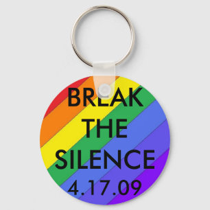 rainbow2、BREAKTHESILENCE、4.17.09 キーホルダー