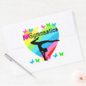 RAINBOW かわいらし I LOVE GUMSTICS STICKERS スクエアシール (封筒)