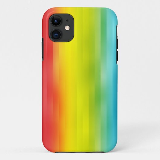 Rainbow カラフルストライプiPhone 5/5Sケース Case-Mate iPhoneケース (裏面)