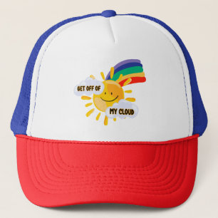 Rainbow カラフル Get From My Cloud キャップ