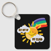 Rainbow カラフル Get From My Cloud キーホルダー (正面)