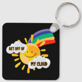 Rainbow カラフル Get From My Cloud キーホルダー (裏面)