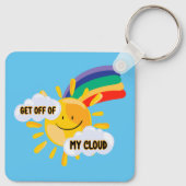 Rainbow カラフル Get From My Cloud キーホルダー (裏面)