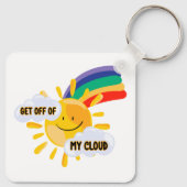 Rainbow カラフル Get From My Cloud キーホルダー (裏面)