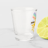 Rainbow カラフル Get From My Cloud ショットグラス (左)