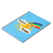 Rainbow カラフル Get From My Cloud ノートブック (左側)