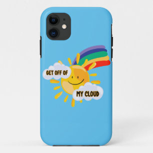 Rainbow カラフル Get From My Cloud iPhone 11 ケース
