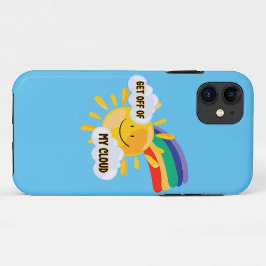 Rainbow カラフル Get From My Cloud Case-Mate iPhoneケース (裏面(横))