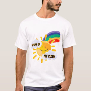 Rainbow カラフル Get From My Cloud Tシャツ