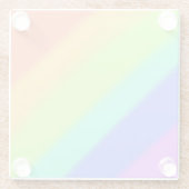 Rainbow ガラスコースター (裏面)