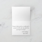 Rainbow  サンキューカード (内部)