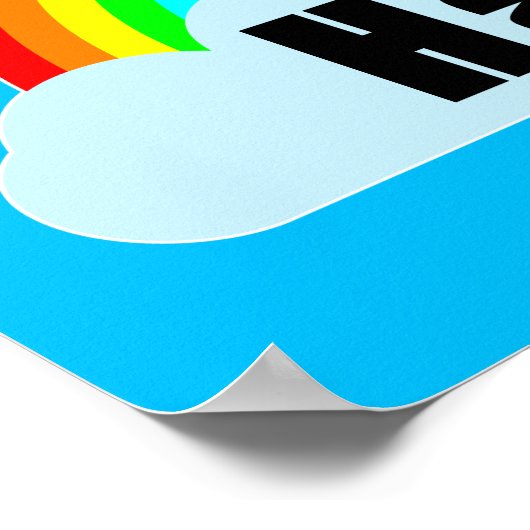 RAINBOW – ハッピー ポスター (角)