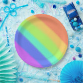 Rainbow ペーパープレート (パーティー)