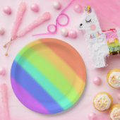 Rainbow ペーパープレート (パーティー)