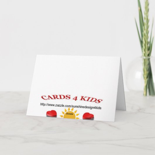 RAINBOW「早く元気になれ！」 カード (裏面)