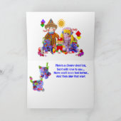 RAINBOW「早く元気になれ！」 カード (内部)