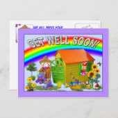 RAINBOW「早く元気になれ！」 ポストカード (正面/裏面)