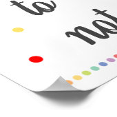 Rainbow 最高の Classroomのポスターを試す ポスター (角)