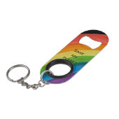 RAINBOW 私の惑星を救って (カスタマイズ可能) キーホルダー栓抜き (正面アングル)
