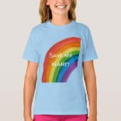 RAINBOW 私の星を救って (カスタマイズ可能) Tシャツ (正面)