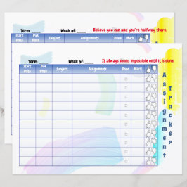 Rainbow 絵を描 Student Assignmentトラッカー