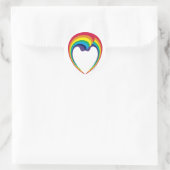rainbow_顔スタンプ ラウンドシール (バッグ)