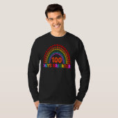 Rainbow 100 Days Brighter Teacher Student 100 Days Tシャツ (正面フル)