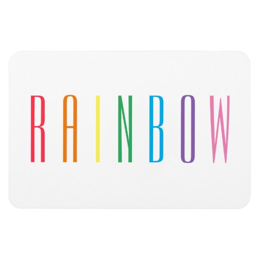 RAINBOW 4x6フレキシブル磁石 マグネット (横)