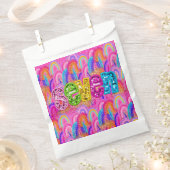 Rainbow 7th Birthday フェイバーバッグ (クリップ留めされた状態)