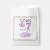 Rainbow 7th Birthday | I Was 6, Now 7 | Kids フェイバーバッグ (正面)