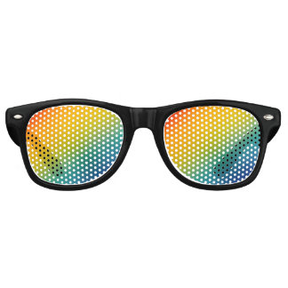 rainbow abstract gradient party sunglasses レトロサングラス