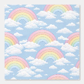 Rainbow and Clouds Nursery 壁紙 (正面)
