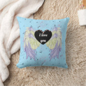 rainbow angel wings クッション (ブランケット)