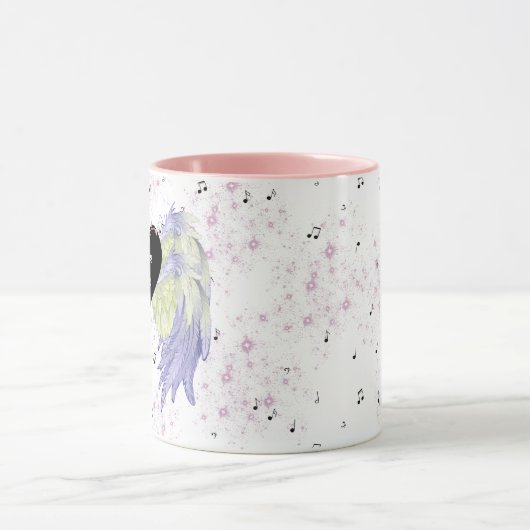 Rainbow angel wings マグカップ (中央)